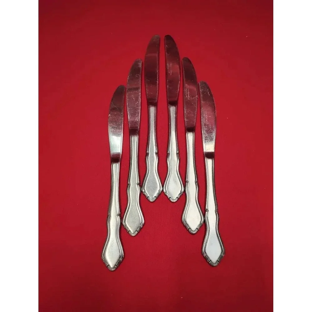 Vintage Rogers Glendale Stainless Flatware Lot 14 Pc
